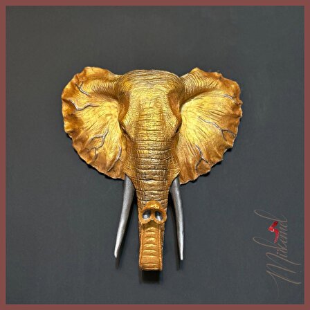 Jumbo ( Afrika duvar fili, baş heykeli, şimdiye kadar görülen en büyük hayvan ) Mukemel Tasarımları