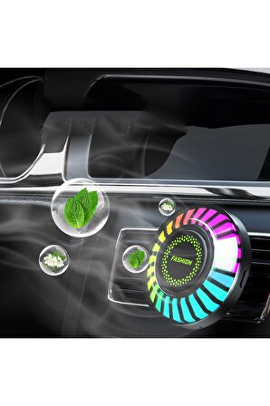 Bluetooth Araba Rgb Ortam Işığı Usb Ritim Kokulu Lamba Şerit Hava Spreyi Pickup Led Silindir APP