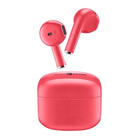 Cellular Line Music Sound Swag Tws Bluetooth Kulak içi Kulaklık Kırmızı