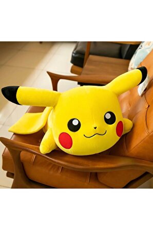 Ithal Kumaş Pokemon Go Pikachu Figür Peluş Oyuncak Büyük Boy Uyku & Oyun Arkadaşı Pikachu 26 Cm