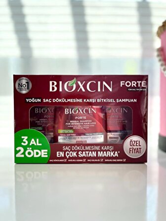 Bioxcin Forte Yoğun Saç Dökülmesine Karşı Bakım Şampuanı 300 Ml - 3 Al 2 Öde