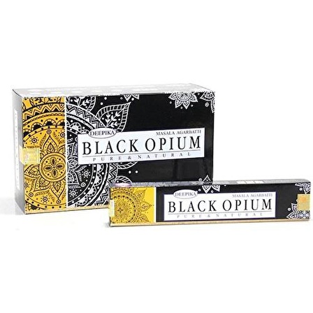 Deepika Black Opium Aromalı Masala Çubuk Tütsü