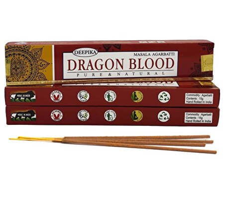 Deepika Dragon Blood Aromalı Masala Çubuk Tütsü