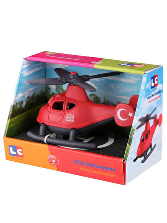 Let's Be Child Minik Helikopter Tekli Kırmızı