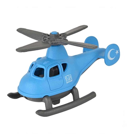 Let's Be Child Minik Helikopter Tekli Mavi