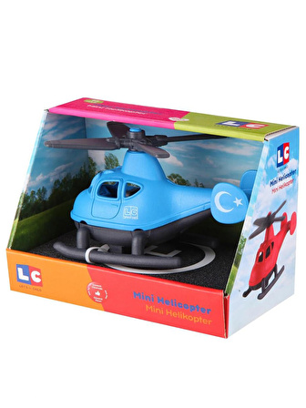 Let's Be Child Minik Helikopter Tekli Mavi