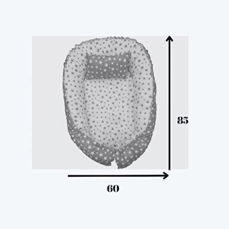 Yıldız desenli Babynest