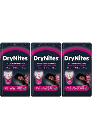 Drynites Kız Emici Gece Külodu 4-7 Yaş 30 Adet