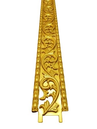 Dekoratif Poliüretan Saray Duvar&Tavan Çıta Bordürü -Renk: Altın (En:10 CM-BOY:100 Cm)-Duvar Süsü