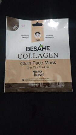 Besame Collagen + Provitamin B5 Nem Bombası Kağıt Maske