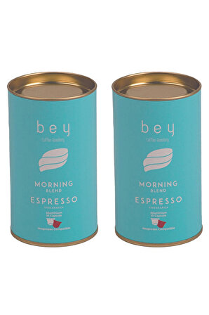 Bey Coffee Roastery Morning Blend Nespresso Uyumlu Aluminyum Kapsül Kahve Seti 2 x 10’lu