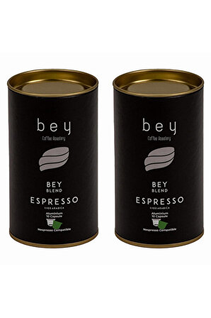 Bey Coffee Roastery Bey Blend Nespresso Uyumlu Aluminyum Kapsül Kahve Seti 2 x 10’lu