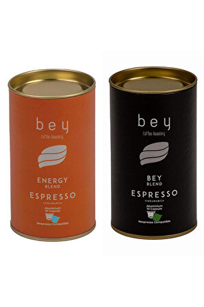 Roastery Energy & Bey Blend Nespresso Uyumlu Aluminyum Kapsül Kahve Seti 2 x 10’lu