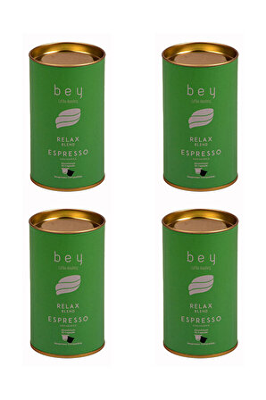 Bey Coffee Roastery Relax Blend Nespresso Uyumlu Aluminyum Kapsül Kahve 10 Adet - 4’lü Set
