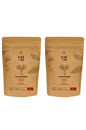 Kenia Aa Top Karigu , Kringaya Filter Coffee 200 G - 2’li Set