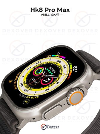 Bluetooth Akıllı Saat Nabız & Tansiyon Ölçer Arama Özellikli İos & Anroid Orijinal HK8 Smart Watch