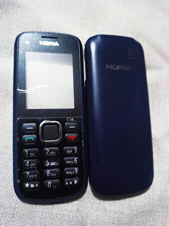 Nokia C1-02 Orjinal Sıfır Kapak Tuş Full set  (ön kapak arka kapak Tuş takımı komple Full set)