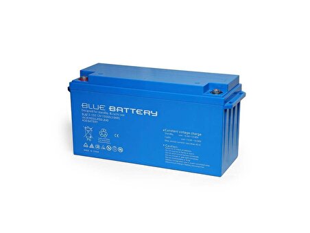 Blue Battery 12 Volt 150 Amper Jel Akü Derin Döngü Blg12-150 Deep Cycle