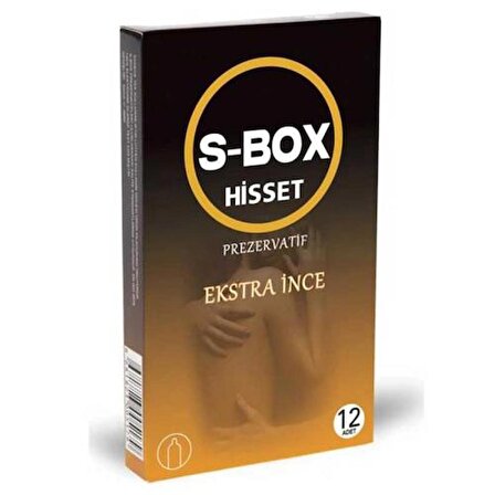 S-Box Ekstra İnce Prezervatif 12’li