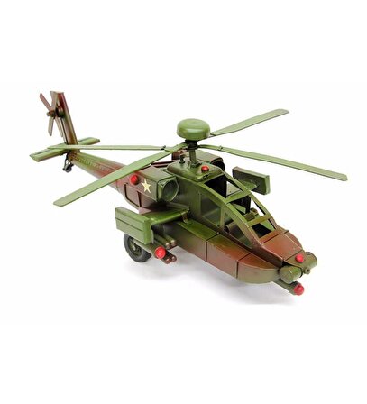 Dekoratif Metal Helikopter