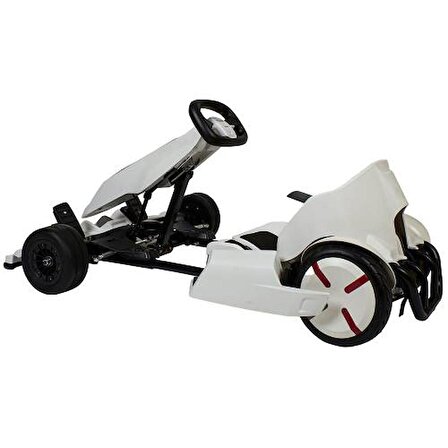 Citymate GoKart Kit Race Car Ninebot Mini Bluetooth Beyaz Citymate Race Car Go Kart Kit | 10-15KM | 4400mAh | 500W X 2 | 54V | 10 inch Şişme Teker | CS-921 | Bluetooth | Beyaz