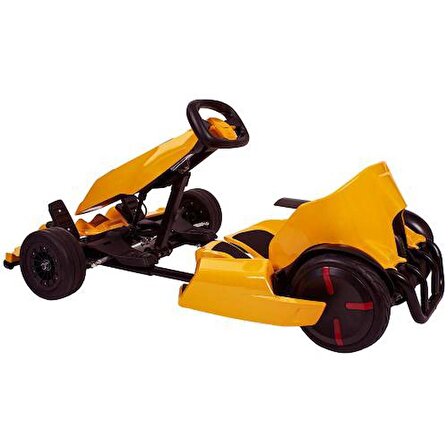 Citymate GoKart Kit Race Car Ninebot Mini Bluetooth Sarı Citymate Race Car Go Kart Kit | 10-15KM | 4400mAh | 500W X 2 | 54V | 10 inch Şişme Teker | CS-921 | Bluetooth | Sarı