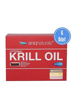 Aniqnaturals Krill Oil 60 Lİcaps 6 Adet