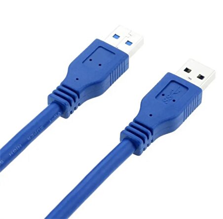Concord C5602 50 Cm iki Ucu Erkek Çift Taraflı USB 3.0  to USB Kablo