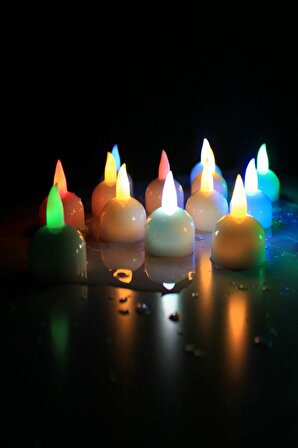 Suda Yanan 12'li Renk Değiştiren Led Işık