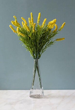  Cote d'Azur Sarı Yapay Lavanta ( Yapay Çiçek )