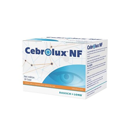 Cebrolux NF Sitikolin, Çinko Ve Vitaminler İçeren Takviye Edici Gıda 30 Saşe