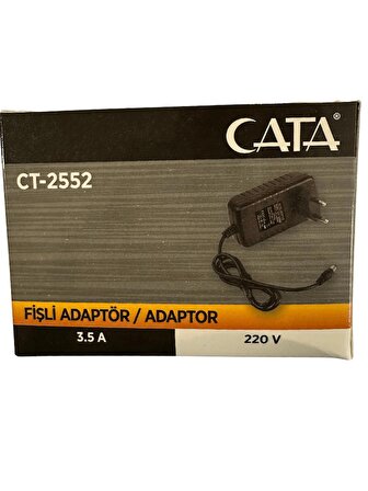 Cata CT-2552 3.5 Amper 220V Fişli Adaptör