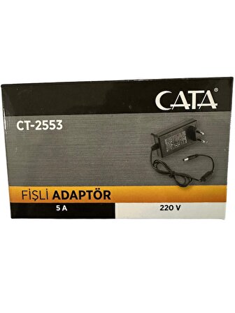 Cata CT-2553 5 Amper 220V Fişli Adaptör (2 Adet)