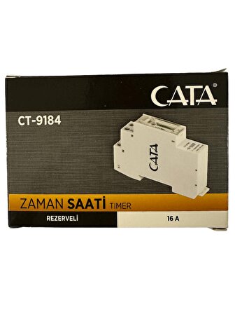Cata CT-9184 16 Amper Rezerveli Zaman Saati (4 Adet)