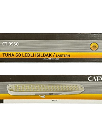 Cata CT-9960 6W Şarjlı Tuna 60 Ledli Işıldak 