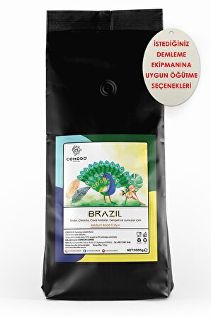 Comodo Coffee Brezilya Classic Selection Filtre-Çekirdek Kahve 1000 gr
