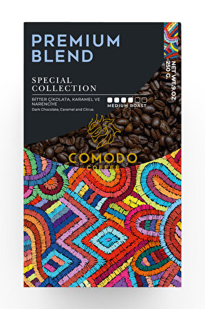 Comodo Coffee Premium Blend Special Selection Filtre-Çekirdek Kahve 250 gr