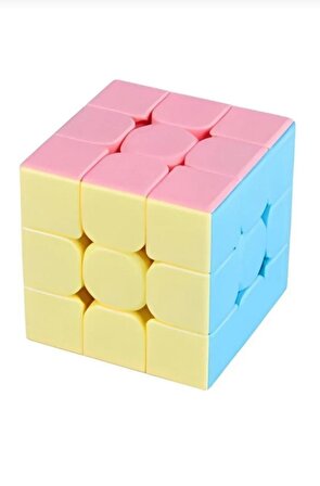 Zeka Küpü Hız Küpü Sabır Küpü- Pastel Renkler 3x3x3 Akıl Oyunları - Eğitici