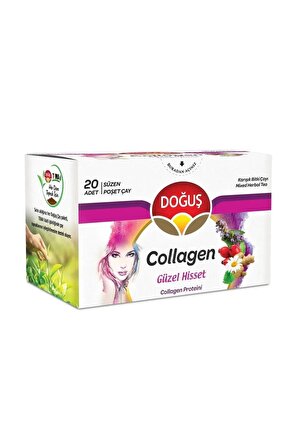 Collagen ve Detox Doğuş Süzen Bardak Poşet Çay