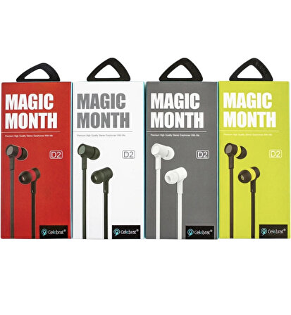 Celebrat Magic Month D2 Mikrofonlu Kulak İçi Kulaklık