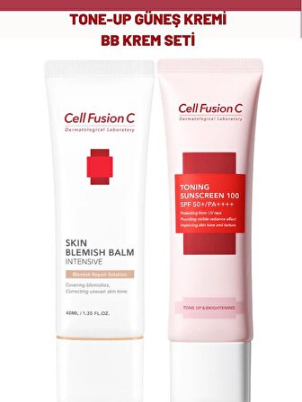 Cell Fusion C TON-UP Güneş Kremi ve BB Krem Seti
