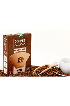 Coffee Filters Kahve Filtresi 80 Adet x 3 Adet