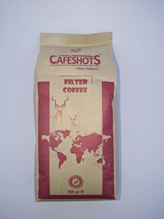 CAFESHOTS FİLTRE KAHVE COFFEE COLOMBIAN 500 GR