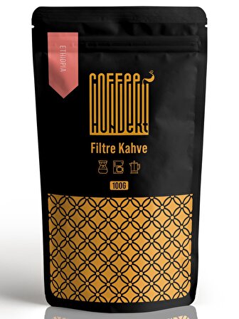 Coffee Hundert Ethiopia Djimmah Filtre Kahve 100 Gram