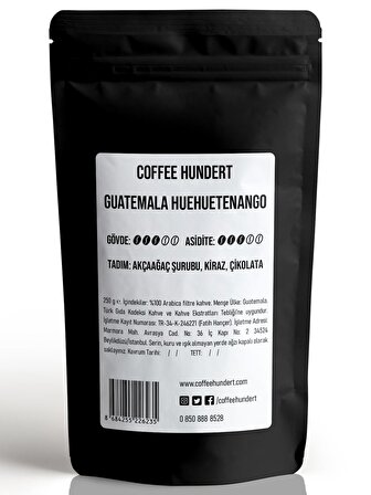 Coffee Hundert Guatemala Huehuetenango Filtre Kahve 250 Gram