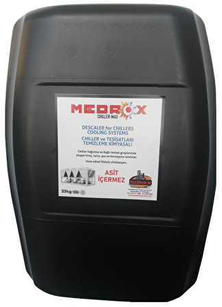 MEDROX CHILLER-MAX (ASİT İÇERMEZ) Chiller Ve Hatlar Temizleme Kimyasalı 25kg