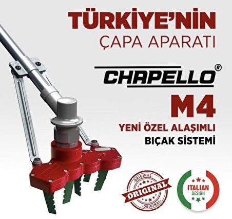 Chapello Pubert M4 Tırpan Çapa Aparatı - Çapalama Makinesi