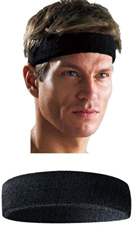 CKSpor Unisex Havlu Ter Bandı Kafa Bandı Tenis Saç Bandı Headband