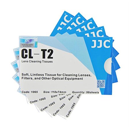 JJC CL-T2 Lens Cleaning Paper Temizlik Kağıdı 5 Adet (250 Yaprak)