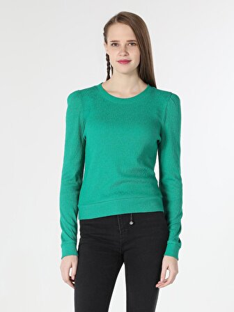Yeşil Kadın Tshirt U.kol
